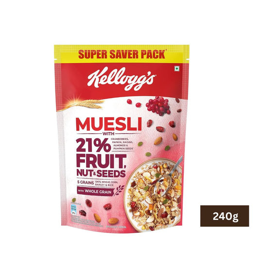 Kelloggs Muesli Crunchy Fruit and Nut 240g