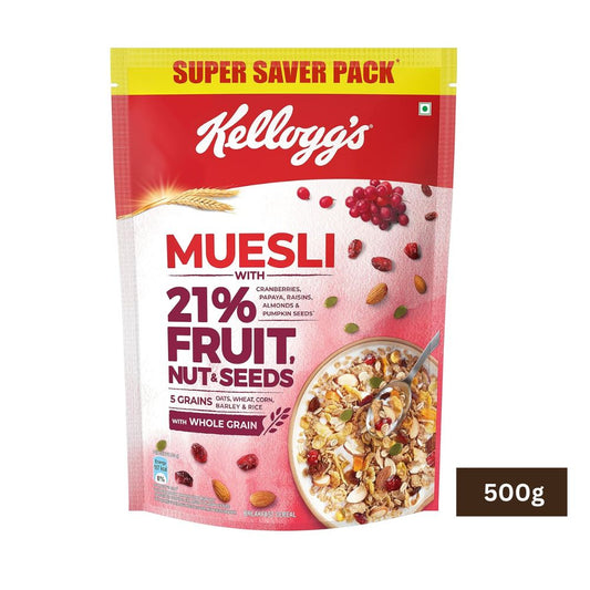 Kelloggs Muesli Crunchy Fruit and Nut 500g (Copy)