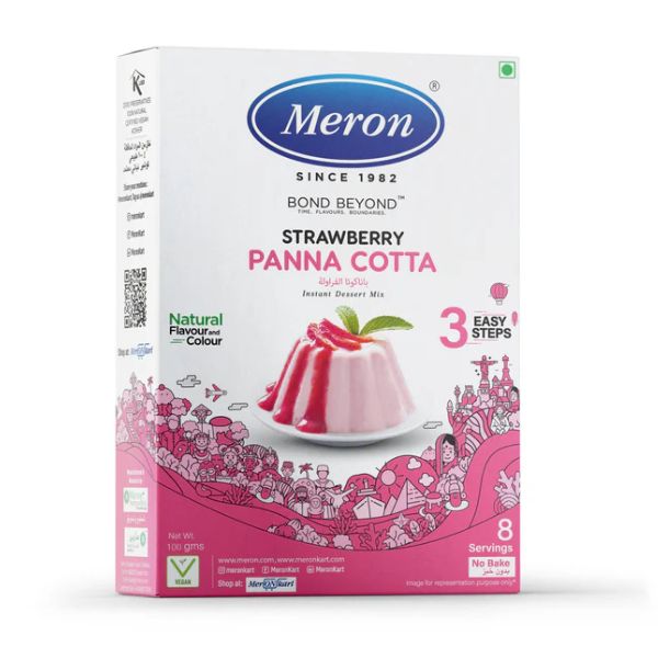 Meron Strawberry PannaCotta 100g